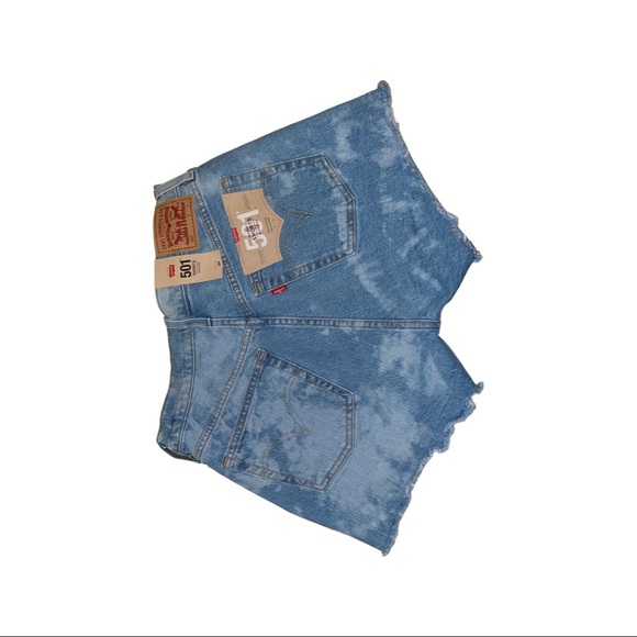 Levi’s 501 Acid wash shorts - Picture 4 of 9